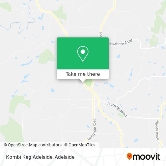 Kombi Keg Adelaide map