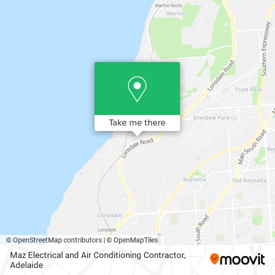 Maz Electrical and Air Conditioning Contractor map