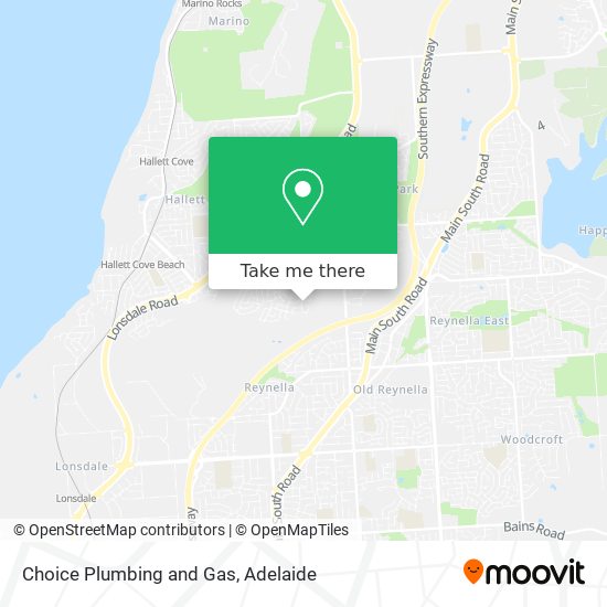 Mapa Choice Plumbing and Gas