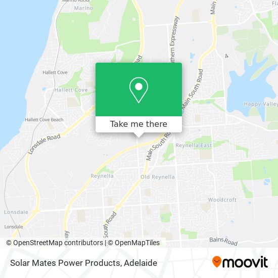 Mapa Solar Mates Power Products