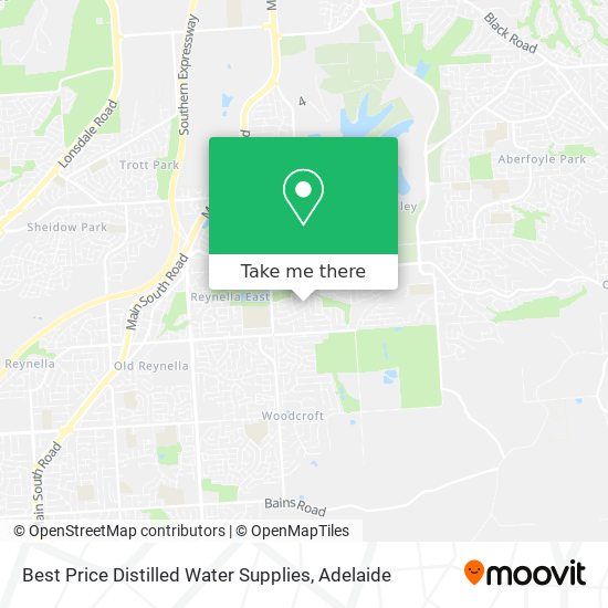 Mapa Best Price Distilled Water Supplies