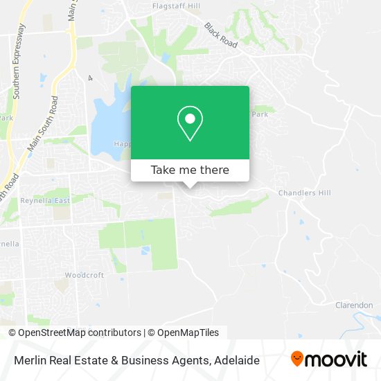 Mapa Merlin Real Estate & Business Agents