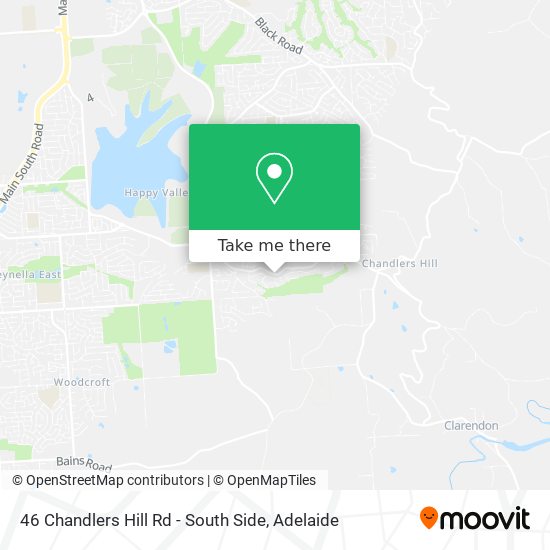 Mapa 46 Chandlers Hill Rd - South Side