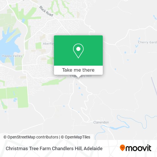 Christmas Tree Farm Chandlers Hill map