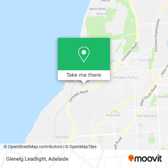 Glenelg Leadlight map