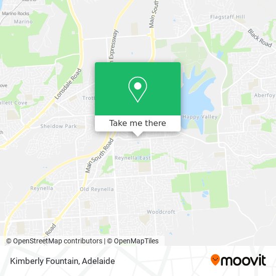 Kimberly Fountain map