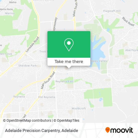 Mapa Adelaide Precision Carpentry