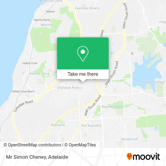 Mapa Mr Simon Cheney