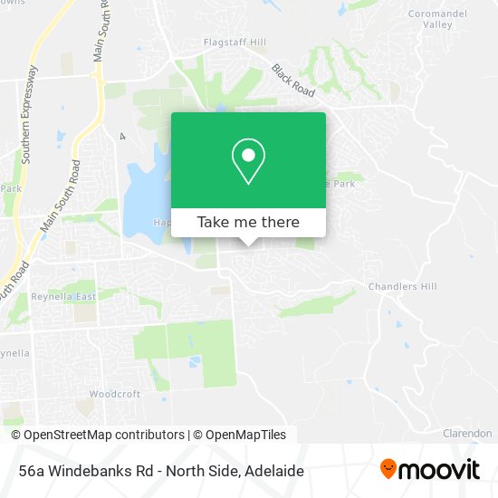 56a Windebanks Rd - North Side map