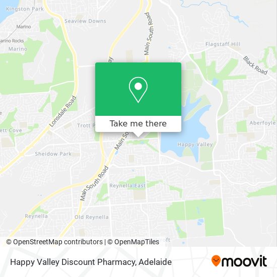 Mapa Happy Valley Discount Pharmacy