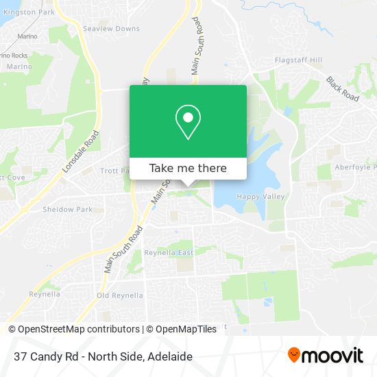 37 Candy Rd - North Side map