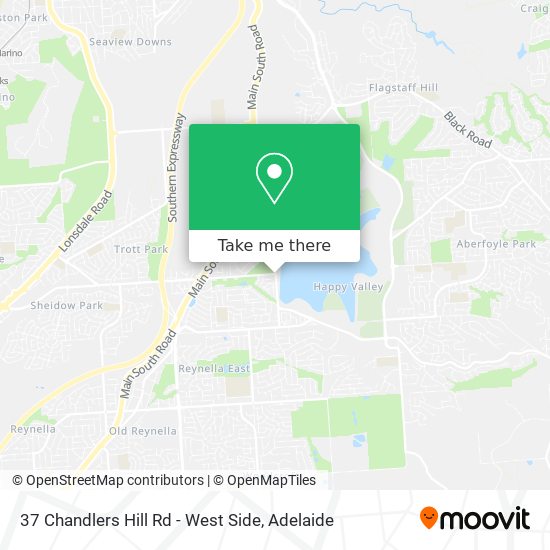 37 Chandlers Hill Rd - West Side map