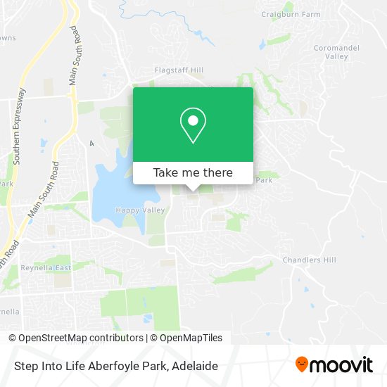 Step Into Life Aberfoyle Park map