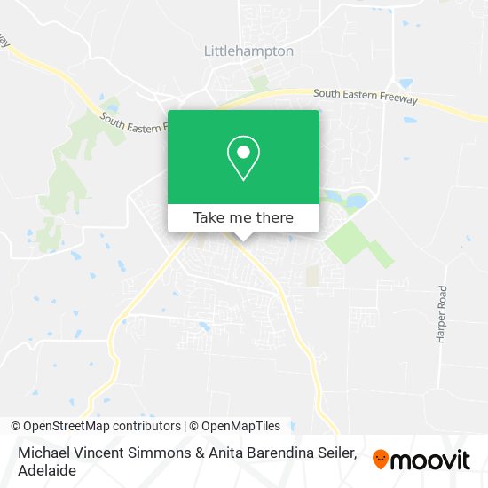 Michael Vincent Simmons & Anita Barendina Seiler map