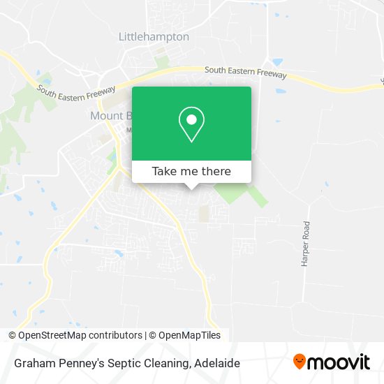 Mapa Graham Penney's Septic Cleaning