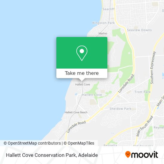 Hallett Cove Conservation Park map