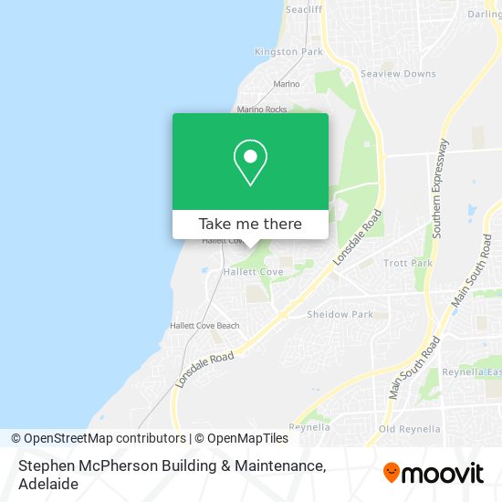 Stephen McPherson Building & Maintenance map