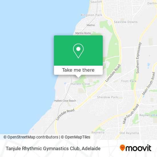 Tanjule Rhythmic Gymnastics Club map