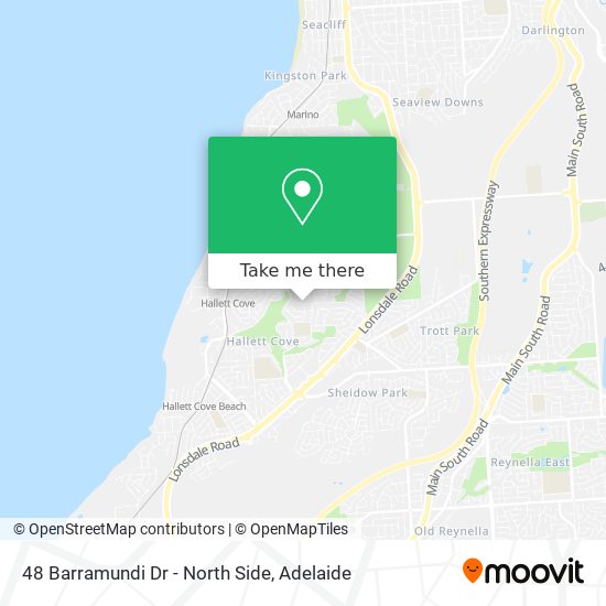 48 Barramundi Dr - North Side map