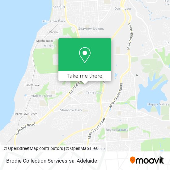 Brodie Collection Services-sa map