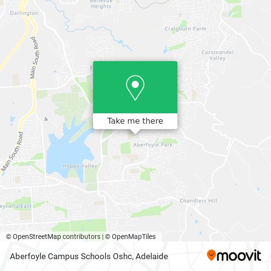 Mapa Aberfoyle Campus Schools Oshc