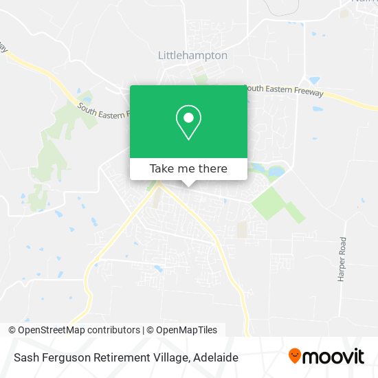 Mapa Sash Ferguson Retirement Village
