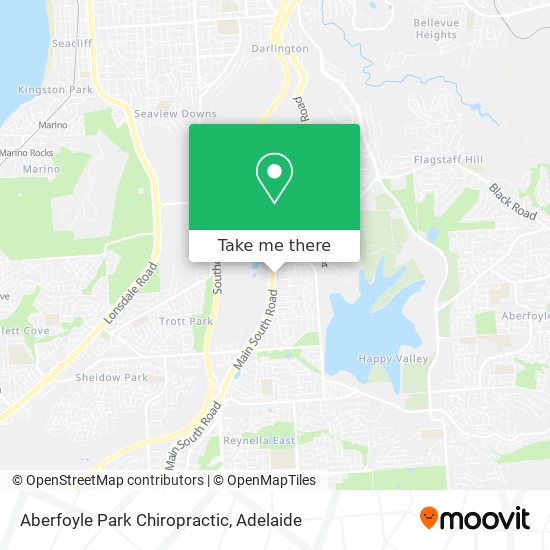 Aberfoyle Park Chiropractic map