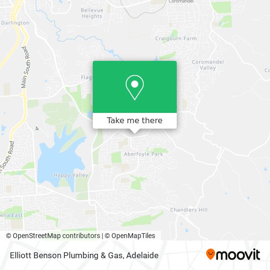 Mapa Elliott Benson Plumbing & Gas