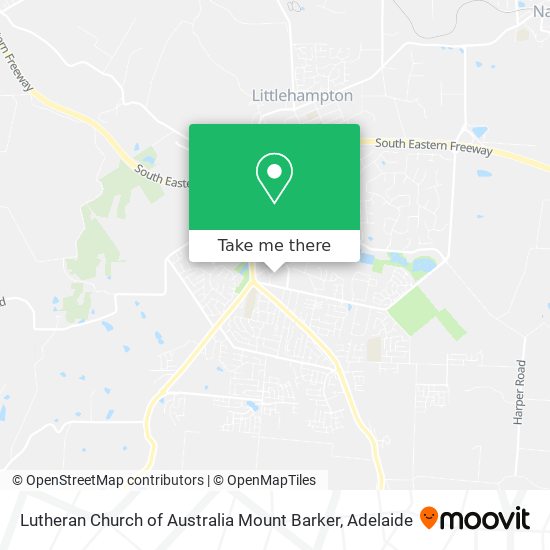 Lutheran Church of Australia Mount Barker map