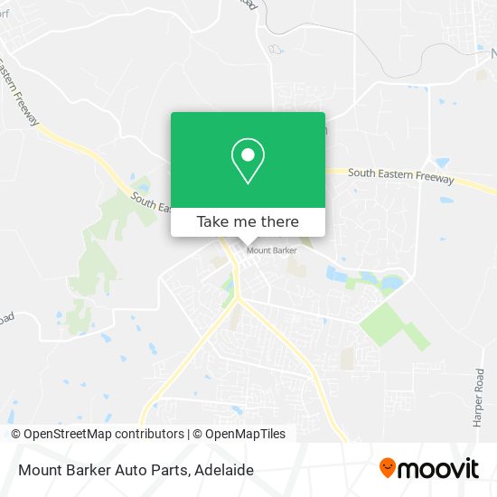 Mapa Mount Barker Auto Parts