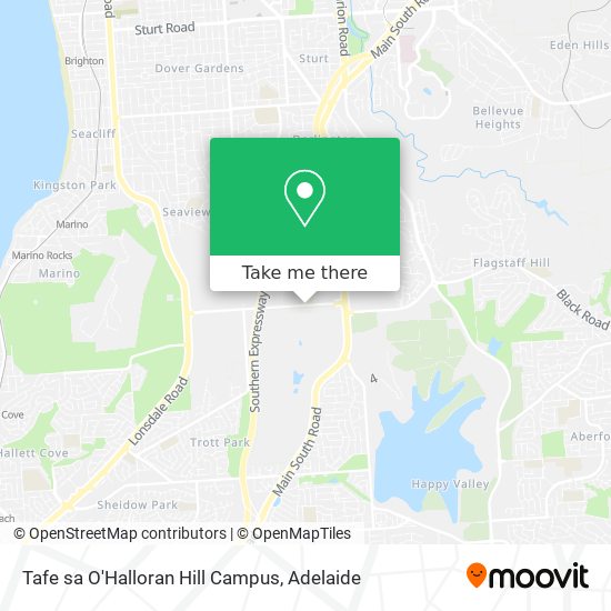 Mapa Tafe sa O'Halloran Hill Campus