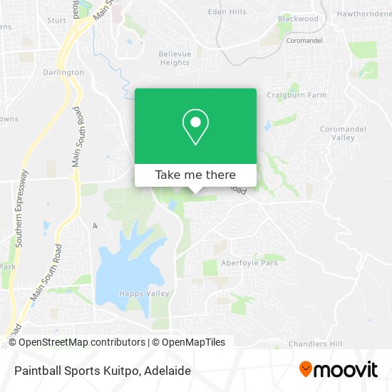 Paintball Sports Kuitpo map