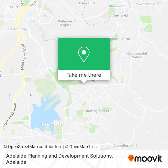 Mapa Adelaide Planning and Development Solutions