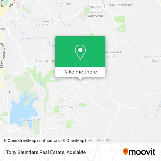 Mapa Tony Saunders Real Estate