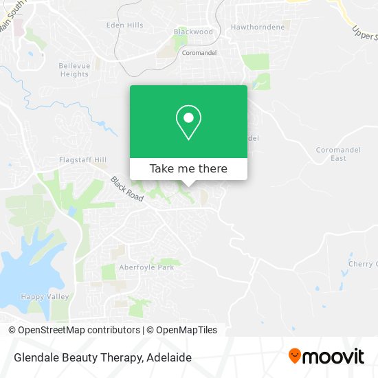 Glendale Beauty Therapy map