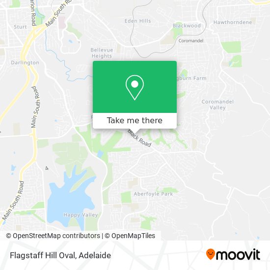 Flagstaff Hill Oval map