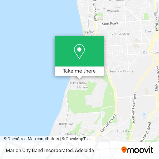 Marion City Band Incorporated map