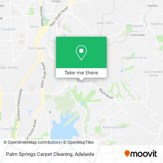 Palm Springs Carpet Cleaning map