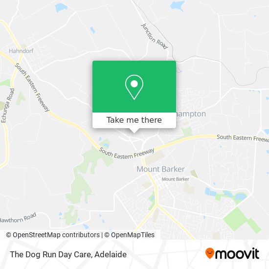 The Dog Run Day Care map