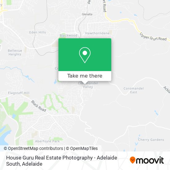 House Guru Real Estate Photography - Adelaide South map