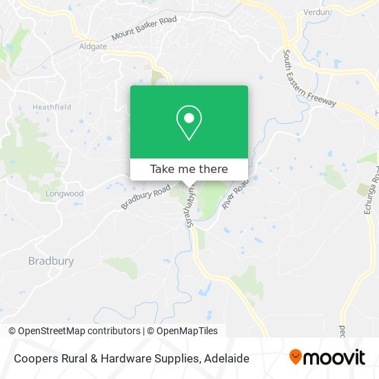 Coopers Rural & Hardware Supplies map