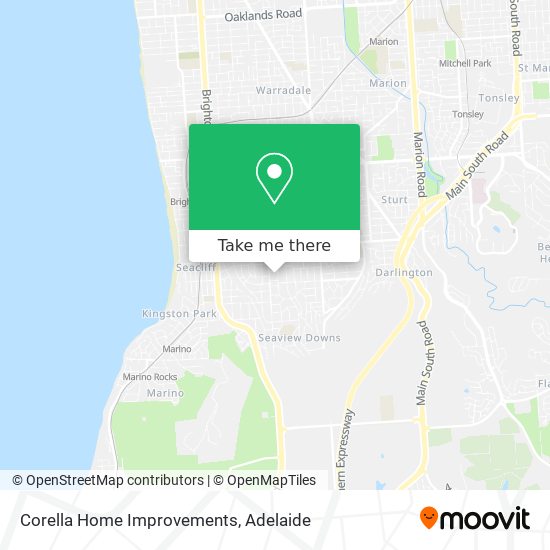 Corella Home Improvements map