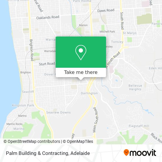 Palm Building & Contracting map