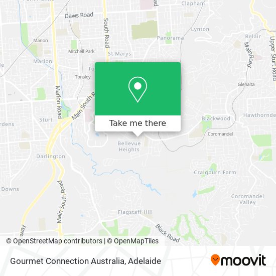 Gourmet Connection Australia map