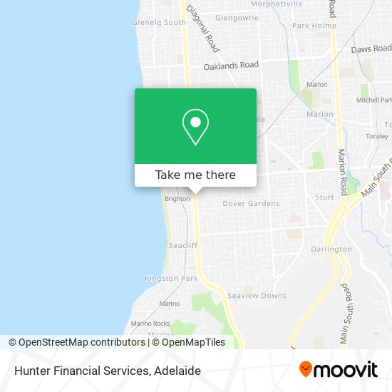 Mapa Hunter Financial Services