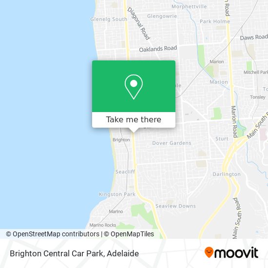 Brighton Central Car Park map