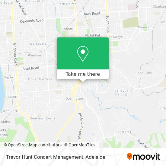 Trevor Hunt Concert Management map