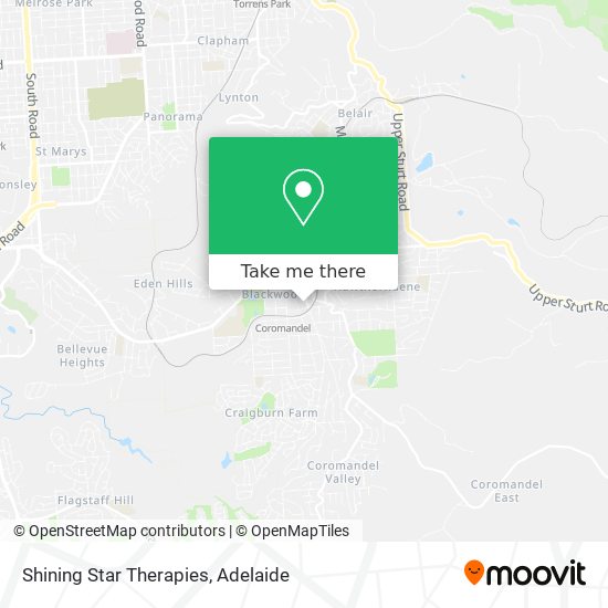 Shining Star Therapies map