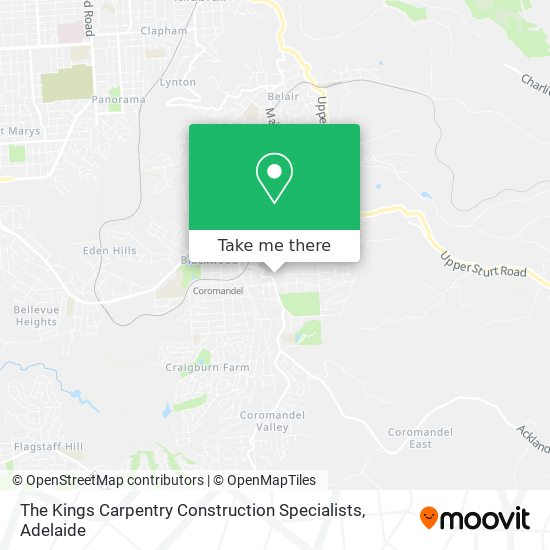 Mapa The Kings Carpentry Construction Specialists