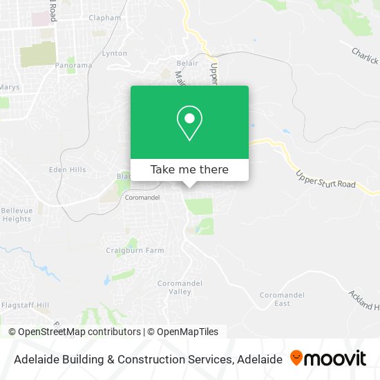 Mapa Adelaide Building & Construction Services